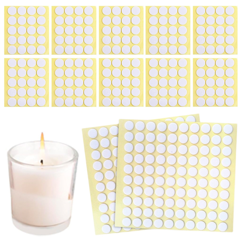 Candle Making Workshop - 400PCS/100PCS 촛불 심지 스티커 투명 아크릴