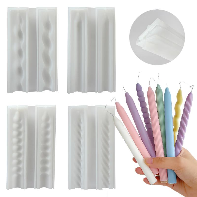 Candle Making Workshop - 긴 나선형 실리콘 양초 몰드 DIY