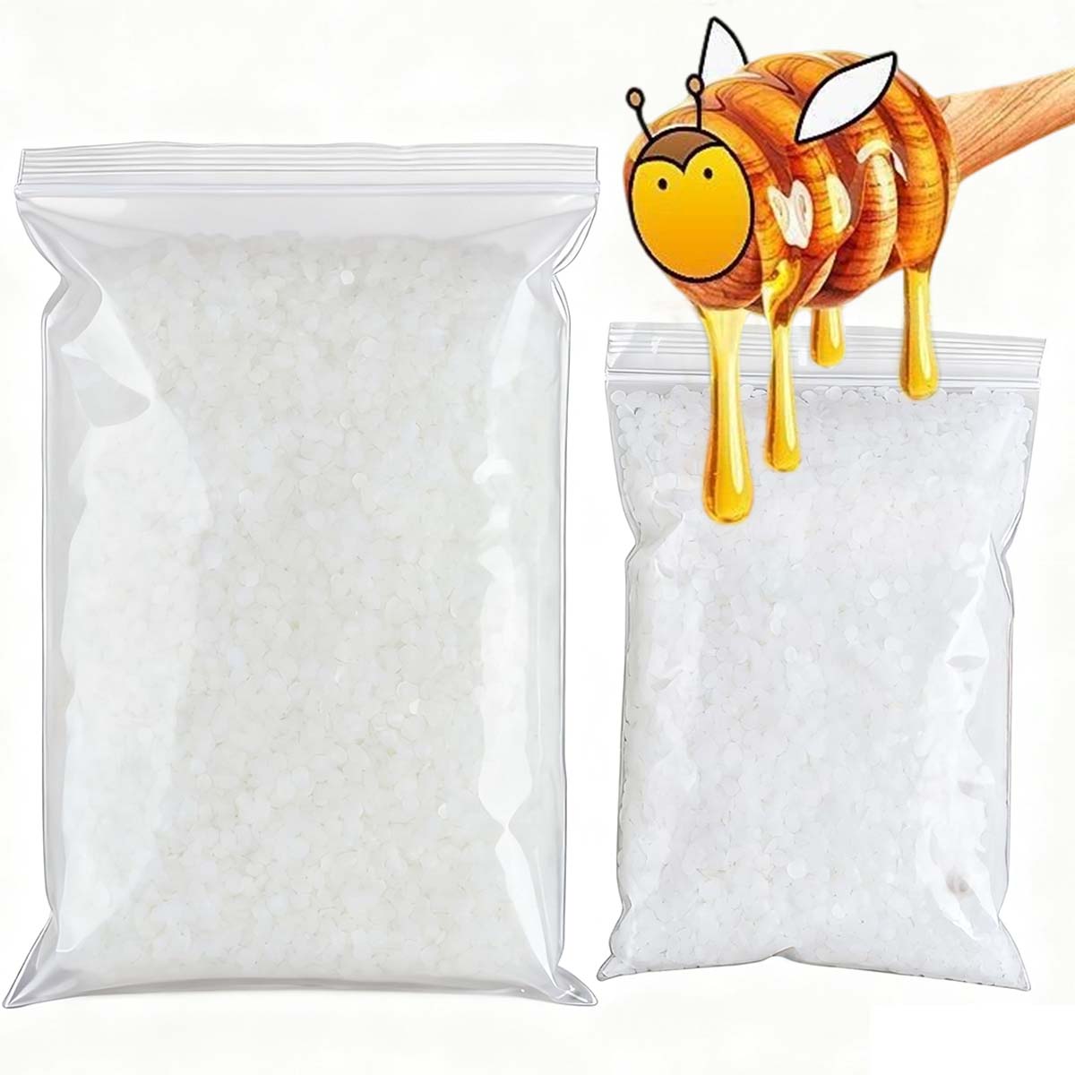 Candle Making Wax Melter - 200g-1000g 백색 밀랍 순수 천연 과립형