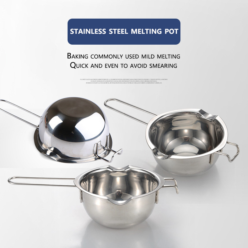 Candle Making Workshop - 스테인레스 스틸 왁스 녹는 냄비 긴
