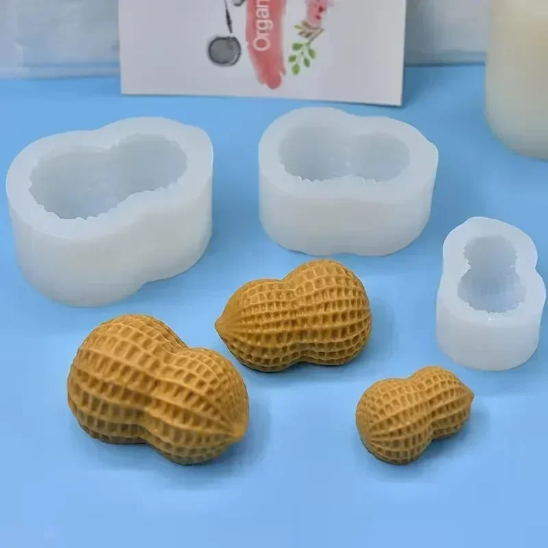 3pcs 2026 최고 품질의 새로운 시뮬레이션 땅콩  - Candle Mold Silicone 리뷰 및 가격