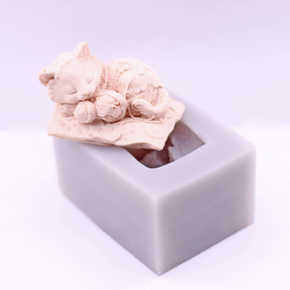 3D 고양이 실 공놀이 실리콘 몰드 초콜릿 캔디 케이크 - Candle Making Yarn 리뷰 및 가격