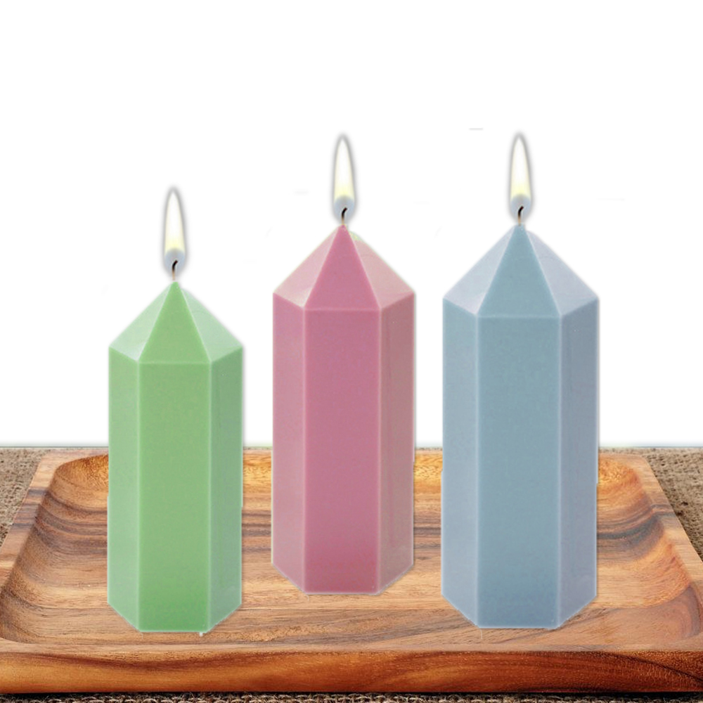 3D 육각 기둥 양초 몰드, 실리콘 송진 비누 몰드,  - Candle Making Workshop 리뷰 및 가격
