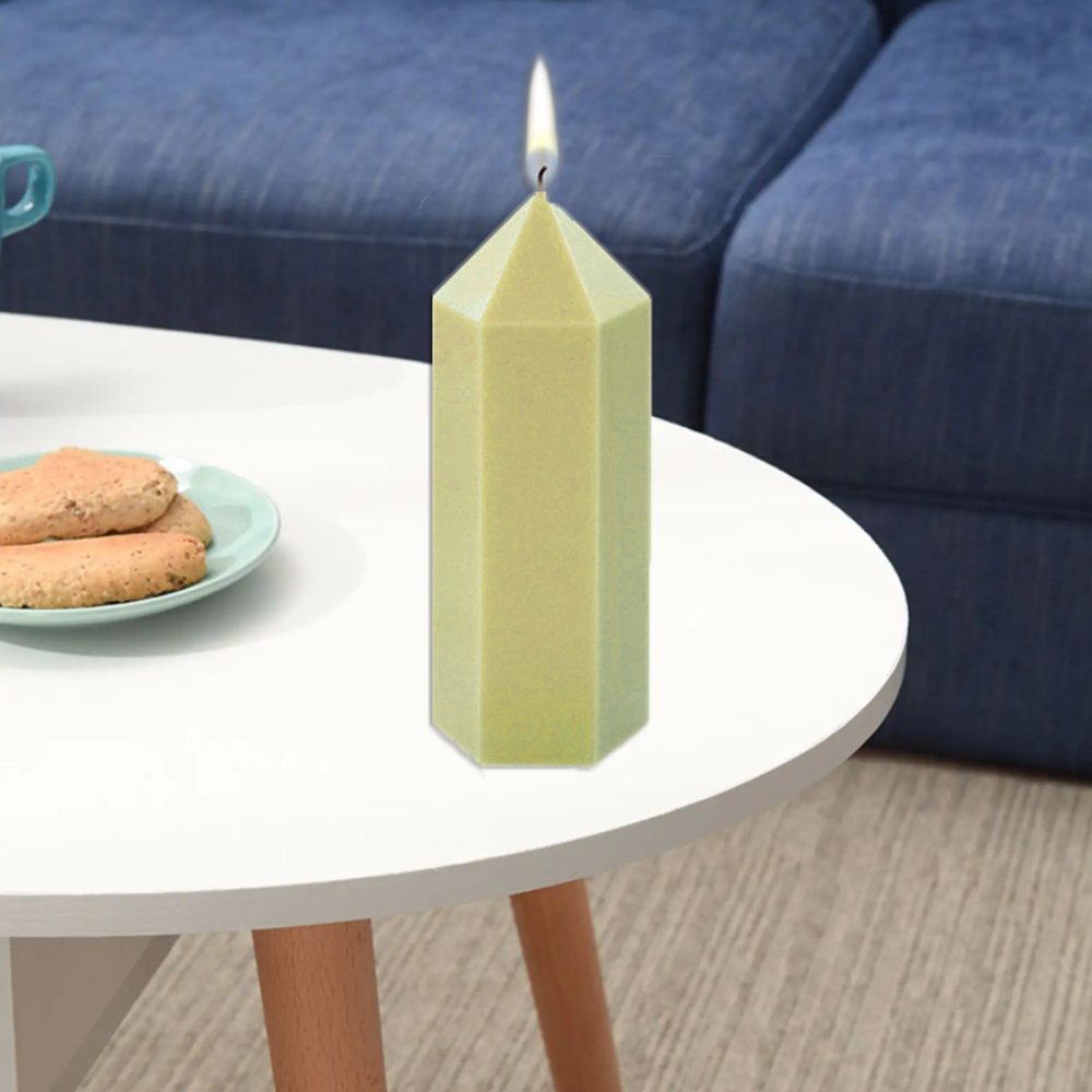 3D 육각 기둥 양초 몰드, 실리콘 송진 비누 몰드,  - Candle Making Workshop 리뷰 및 가격