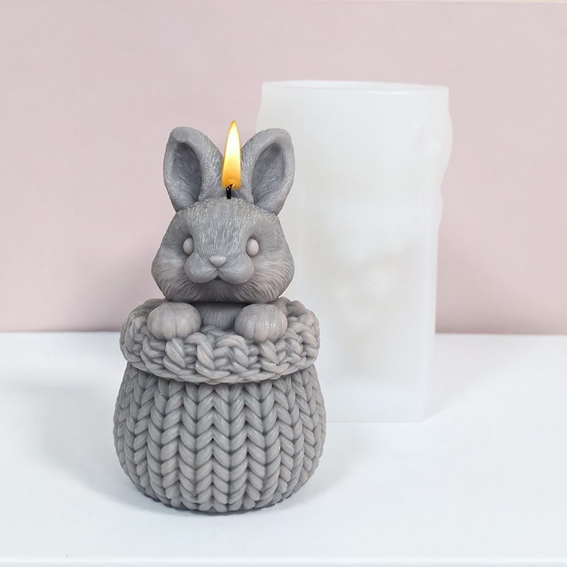 실리콘 몰드로 제작하는 실 질감 바구니 모양 토끼 모양 - Candle Making Yarn 리뷰 및 가격