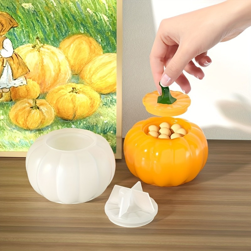 호박 항아리 실리콘 몰드, 할로윈 항아리, 뚜껑 송진  - Candle Mold Silicone 리뷰 및 가격