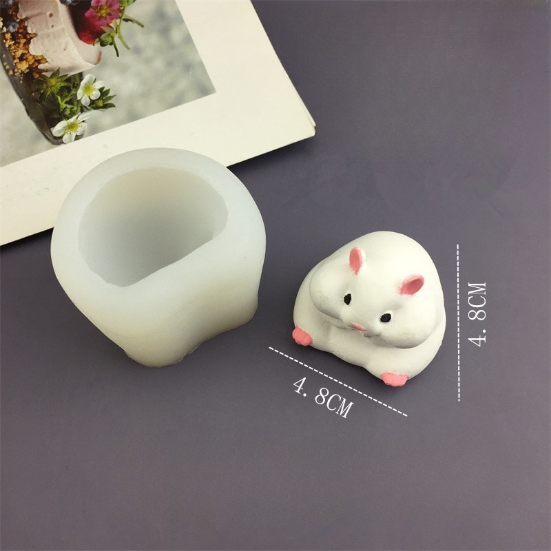 DIY 귀여운 햄스터 금형 초콜릿 푸딩 무스 케이크 베 - Candle Mold Silicone 리뷰 및 가격