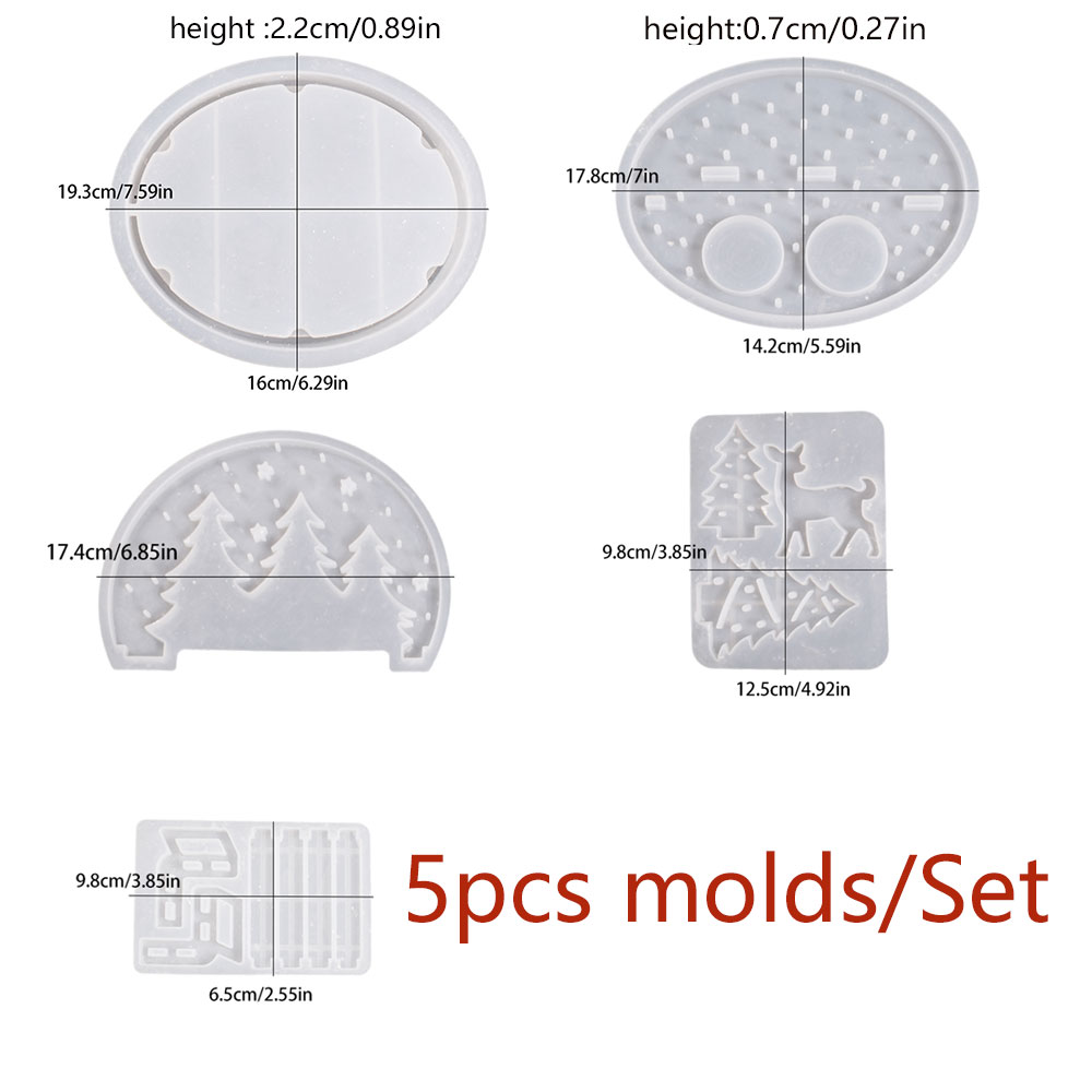 크리스마스 엘크 티라이트 캔들 홀더 실리콘 몰드, 3D - Candle Mold Silicone 리뷰 및 가격