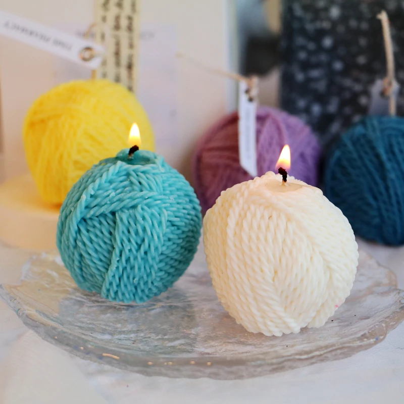 원사의 크리에이티브 공 실리콘 양초 금형, DIY 양모 - Candle Making Yarn 리뷰 및 가격