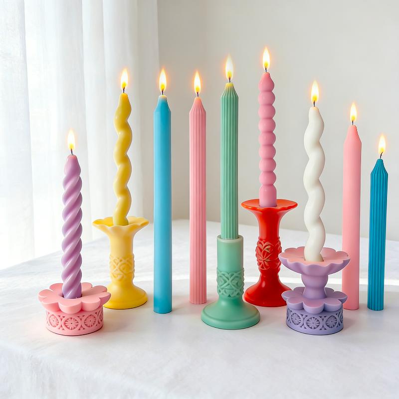 긴 나선형 실리콘 양초 몰드 DIY 트위스트 롱 로드  - Candle Making Workshop 리뷰 및 가격