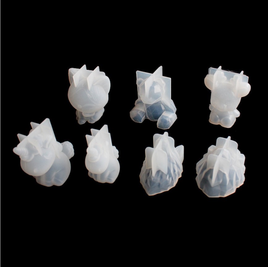 투명 유니콘 실리콘 에폭시 수지 금형 기하학 곰 토끼  - Candle Mold Silicone 리뷰 및 가격