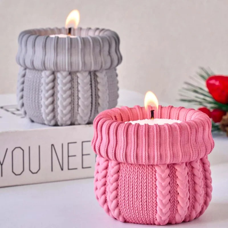 니트 얀 캔들 항아리 실리콘 몰드 DIY 크리스마스 장 - Candle Making Yarn 리뷰 및 가격
