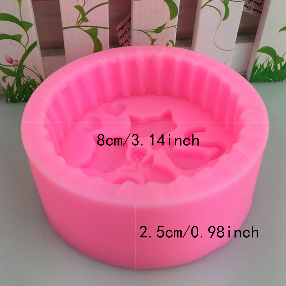 1피스 실리콘 고양이 비누 몰드 - 원형 DIY 양초  - Candle Making Wax Melter 리뷰 및 가격