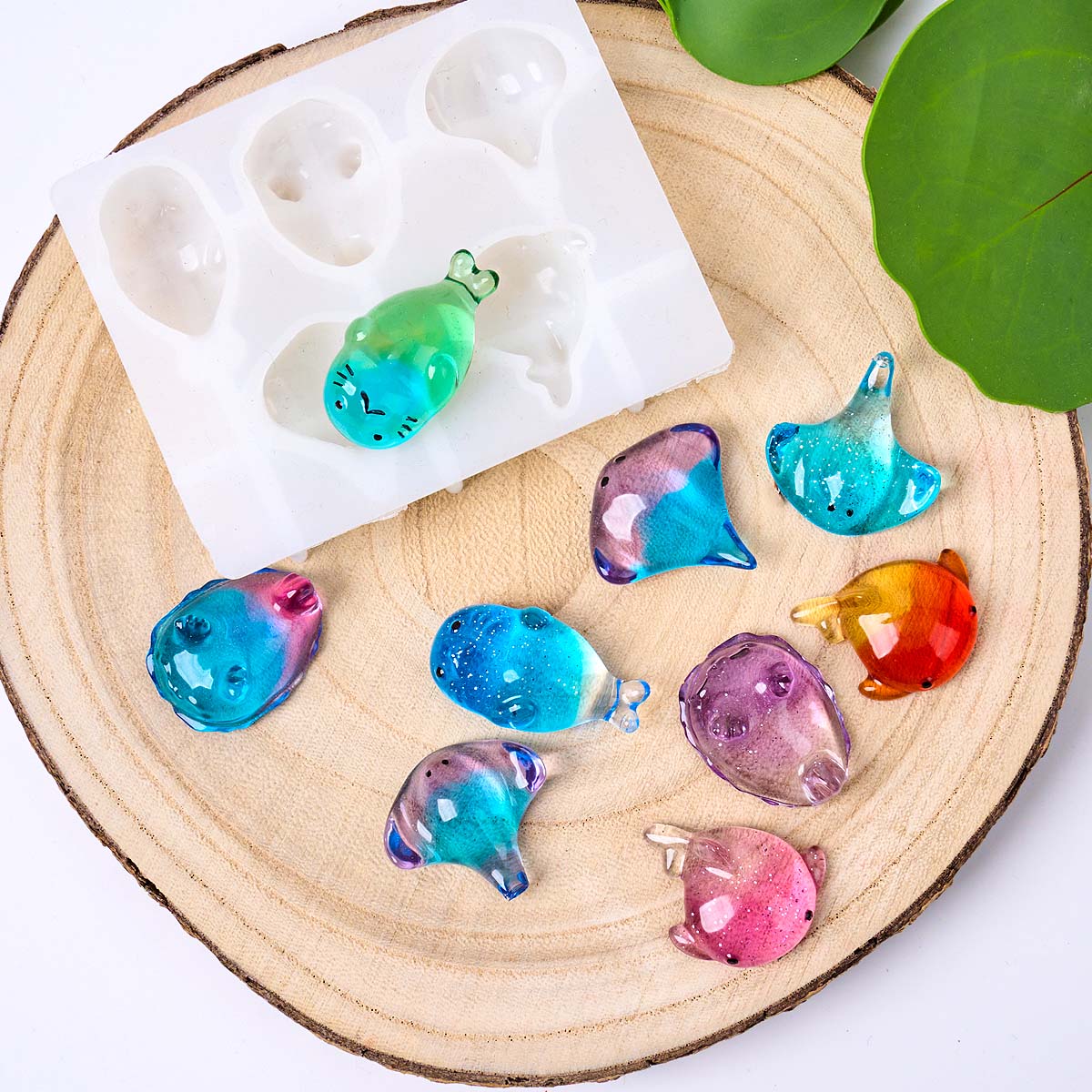 3D 힐링 귀여운 만타 가오리 실리콘 몰드 DIY 키체 - Candle Mold Silicone 리뷰 및 가격