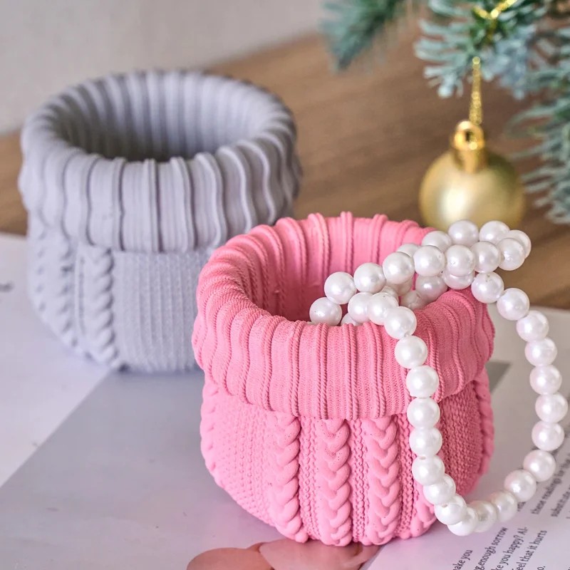 뜨개질 실 양초 용기 실리콘 몰드 DIY 크리스마스 장 - Candle Making Yarn 리뷰 및 가격